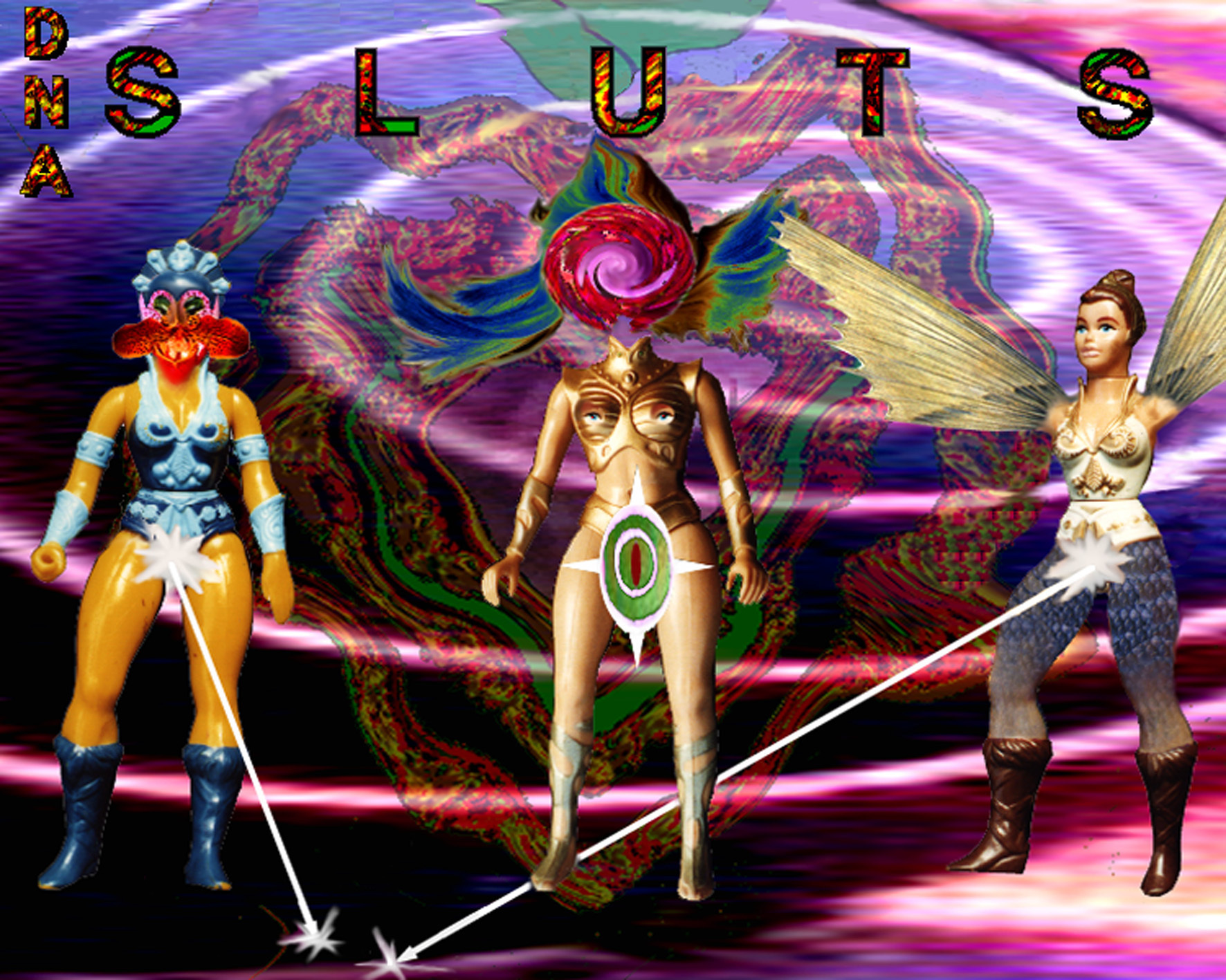 VNS Matrix, DNA Sluts from All New Gen, 1992